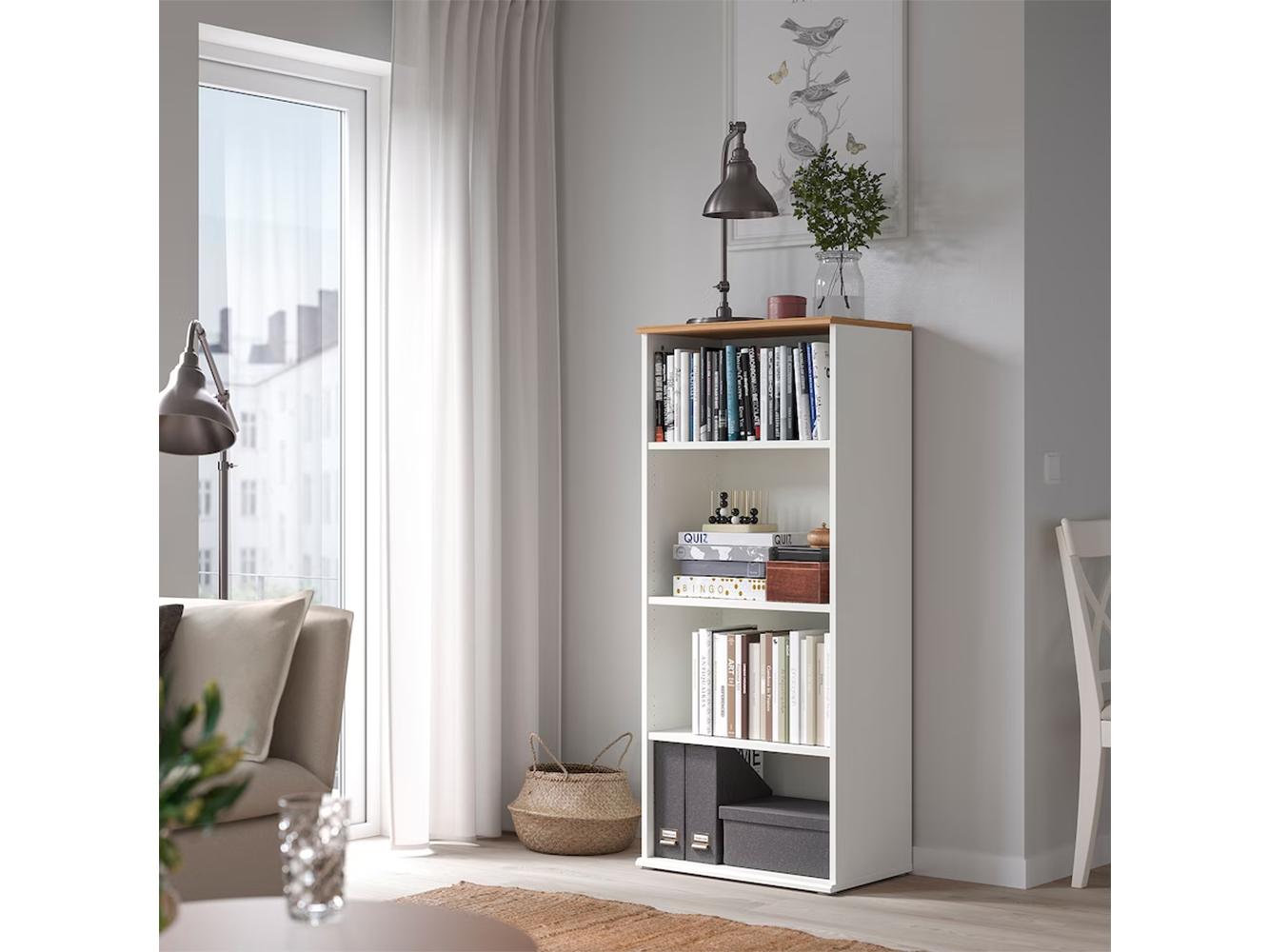 Стеллаж Скрувби 113 white ИКЕА (IKEA) изображение товара