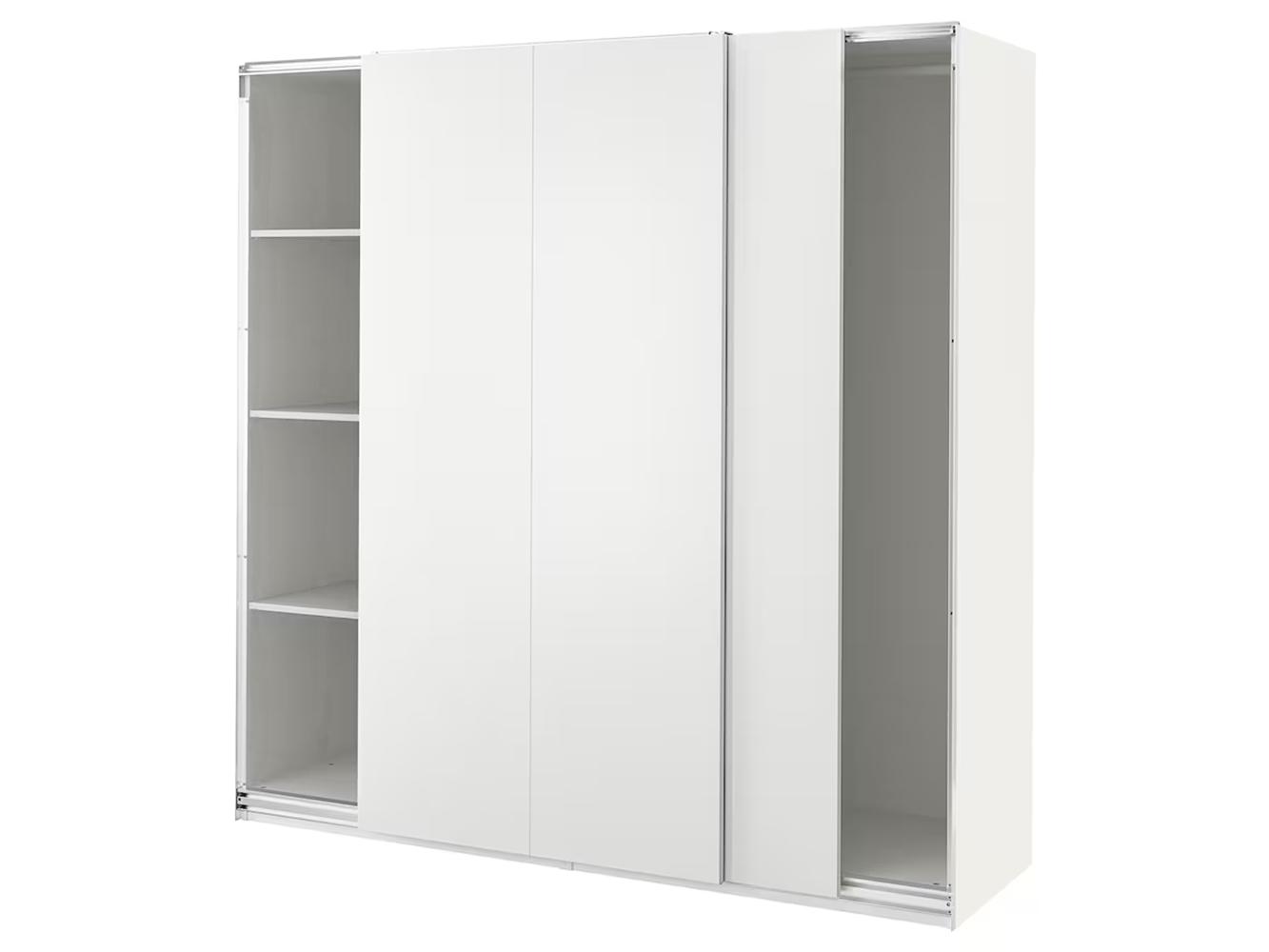 Шкаф купе Пакс Хасвик 14 white ИКЕА (IKEA) изображение товара