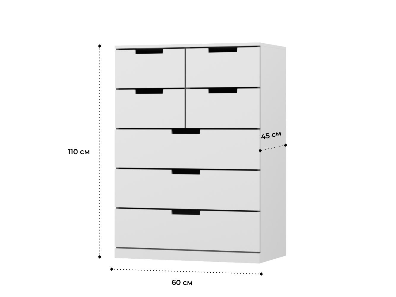 Комод Нордли 15 white ИКЕА (IKEA) изображение товара