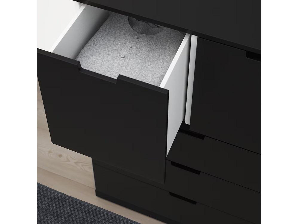 Комод Нордли 40 black ИКЕА (IKEA) изображение товара