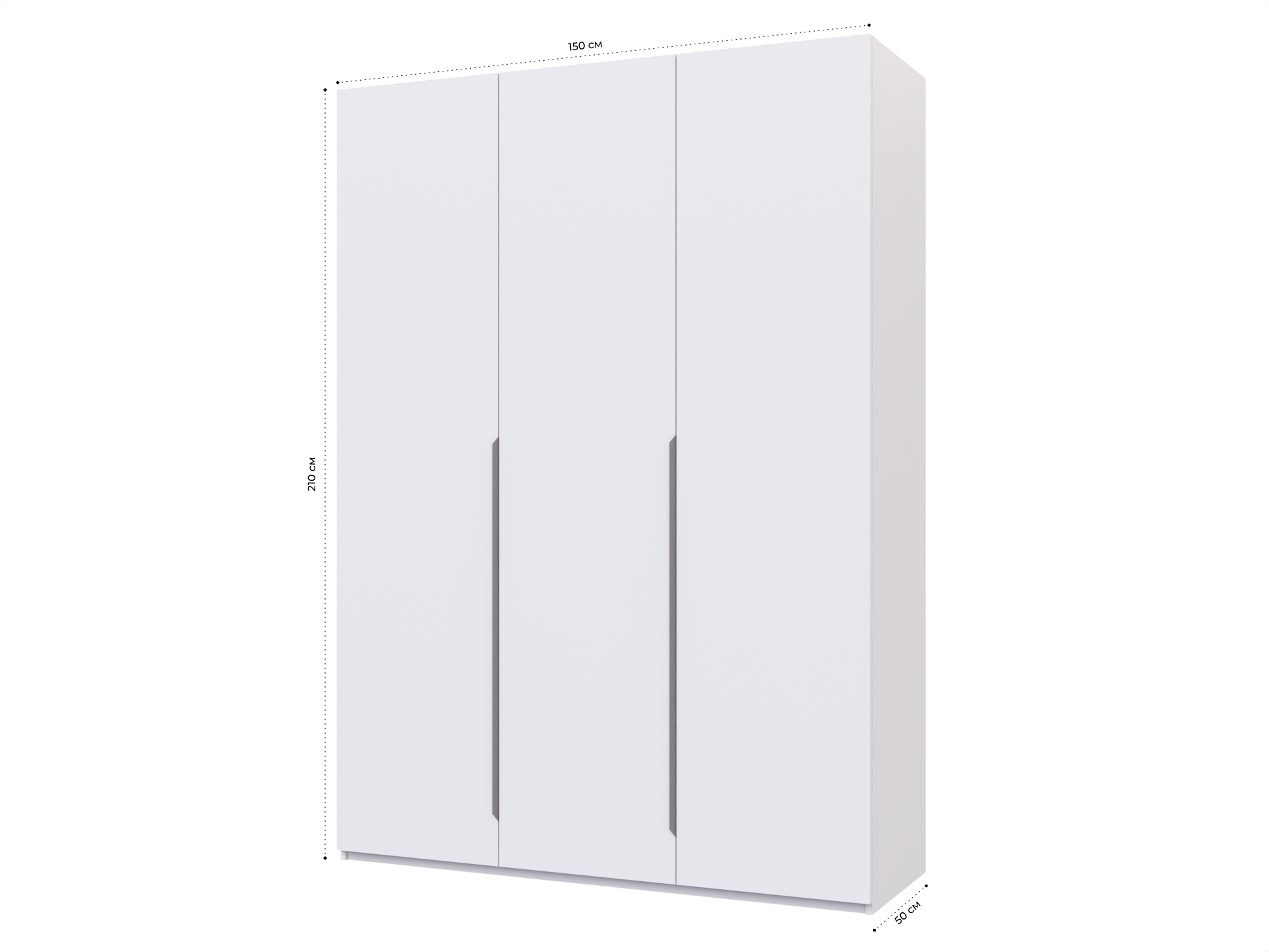 Распашной шкаф Пакс Альхейм 13 white (silver) ИКЕА (IKEA) изображение товара