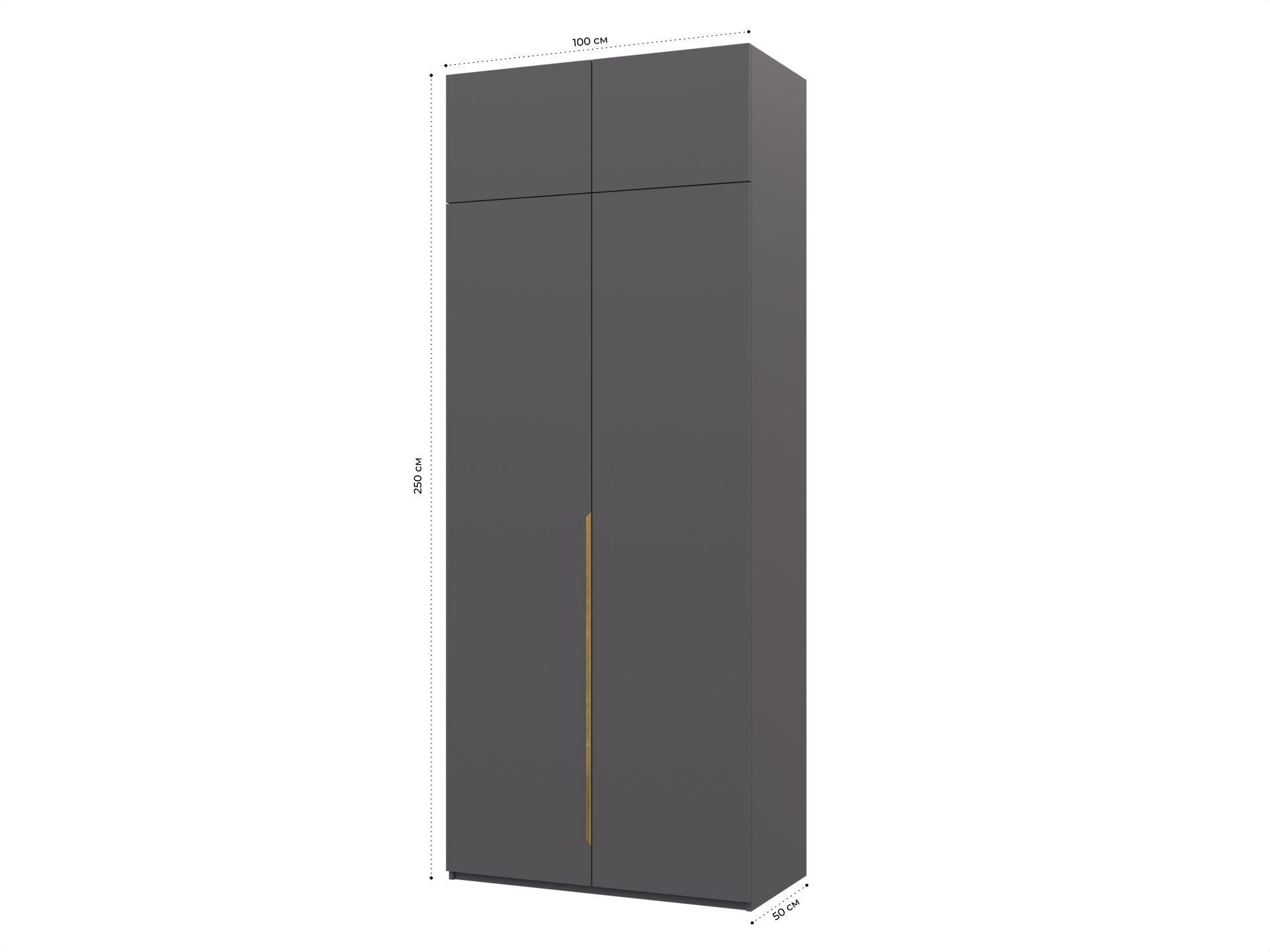 Распашной шкаф Пакс Альхейм 22 grey (gold) ИКЕА (IKEA) изображение товара